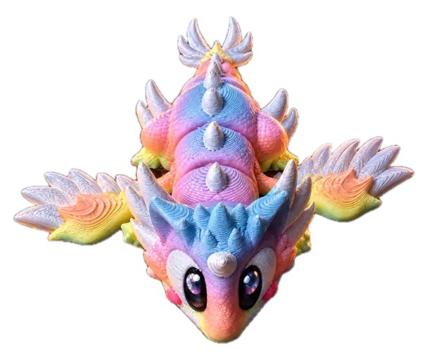 Regenboog draak